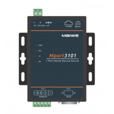 Maiwe - Mport3101  1-port RS232/485/422 Serial to 100M Ethernet Server & Modbus Gateway